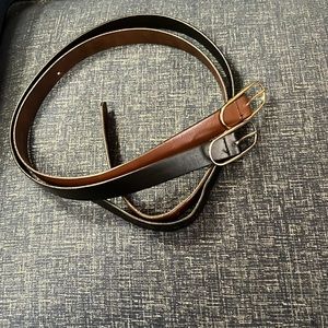 Banana Republic leather belt bundle- brown and black size Medium